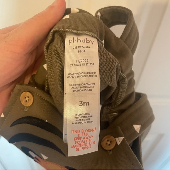 Adorable Tiger Overalls Infant Outfit - Picture 6 of 7